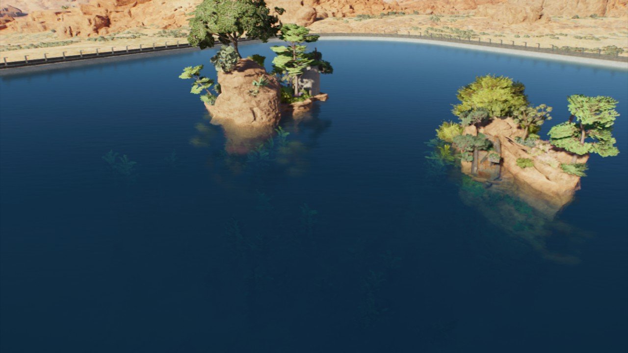 Natural Lagoon Decoration