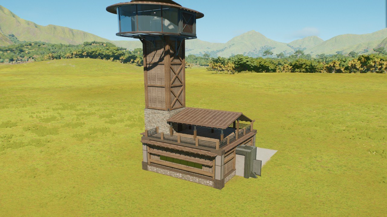 Rustic inspired viewing platform - Workshop - Jurassic World Evolution 3