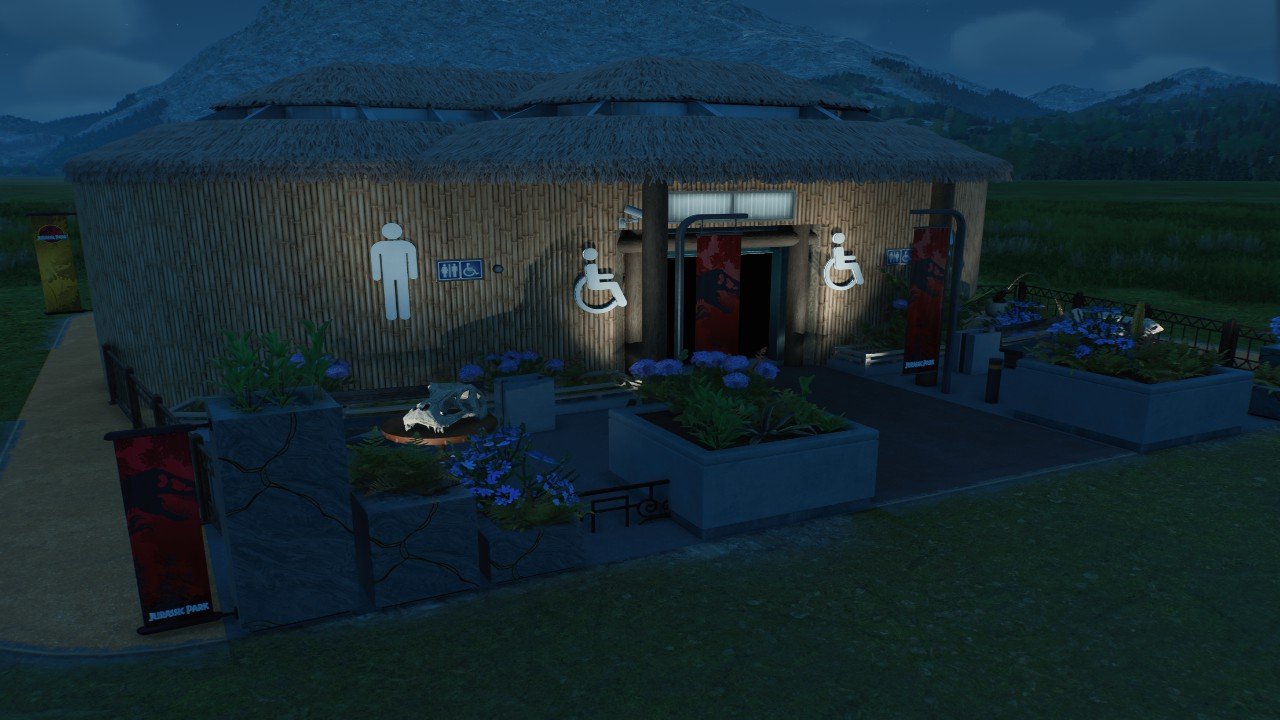 Jurassic Park Restroom