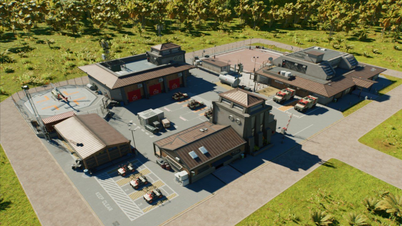 JP CONTROL TOWER - OUTPOST - Workshop - Jurassic World Evolution 3