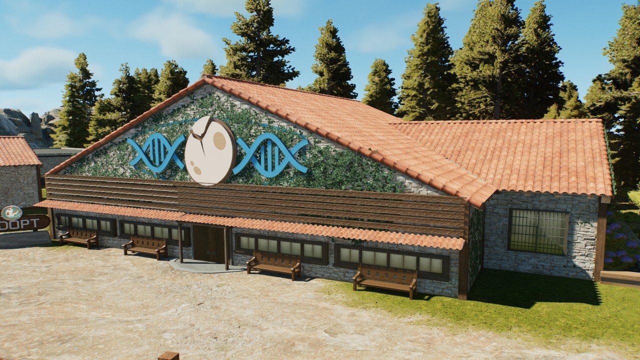 Rustic Adopt a Dinosaur Amenity - Workshop - Jurassic World Evolution 3