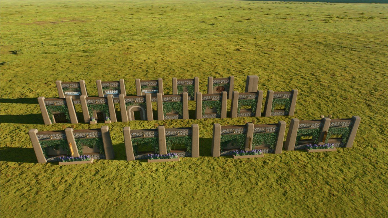 Duncan's 16pc modular wall collection for enclosure