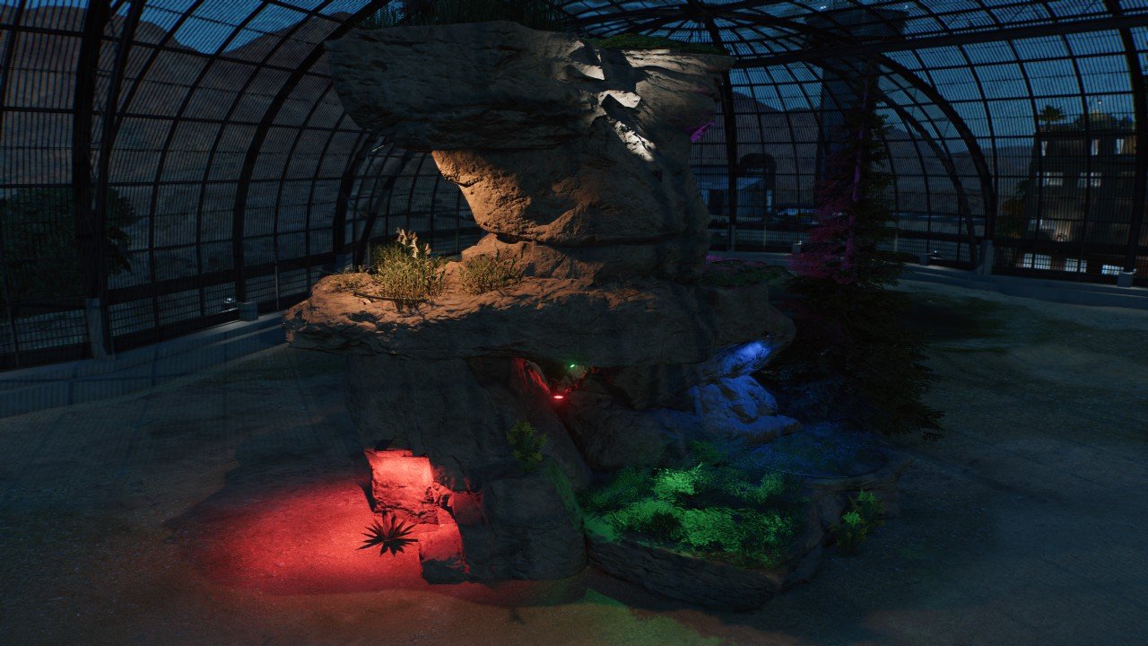 Towering Pterosaur Rock Perch with Lighting