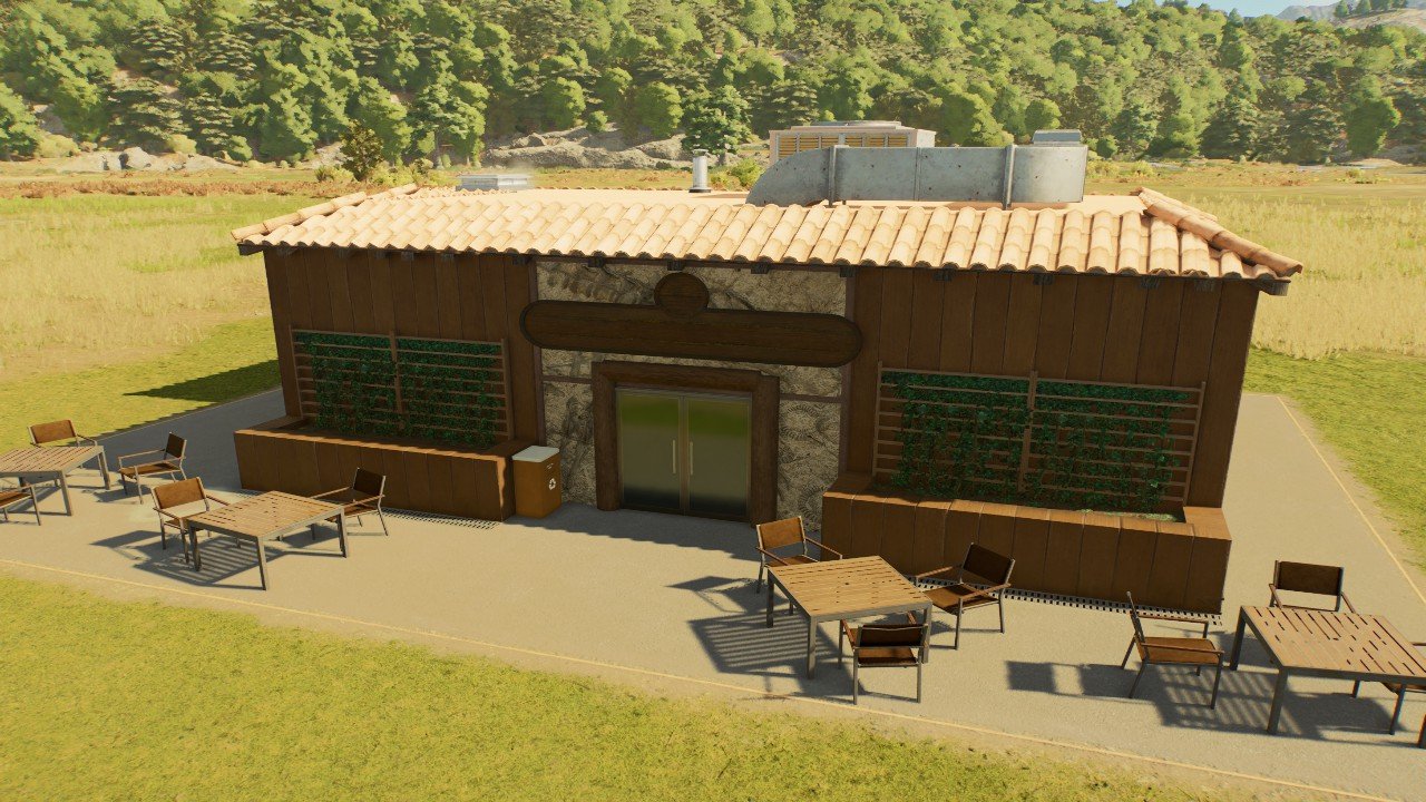 Small Simple Wooden Amenity - Workshop - Jurassic World Evolution 3
