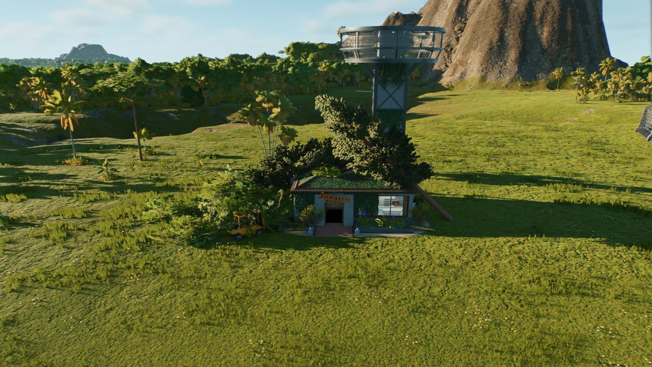 Abandoned viewing tower - Workshop - Jurassic World Evolution 3