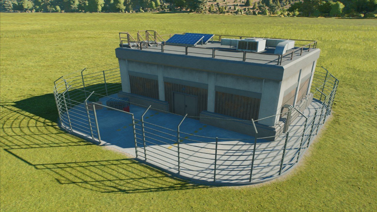 Small Utility Theme Amenity - Workshop - Jurassic World Evolution 3