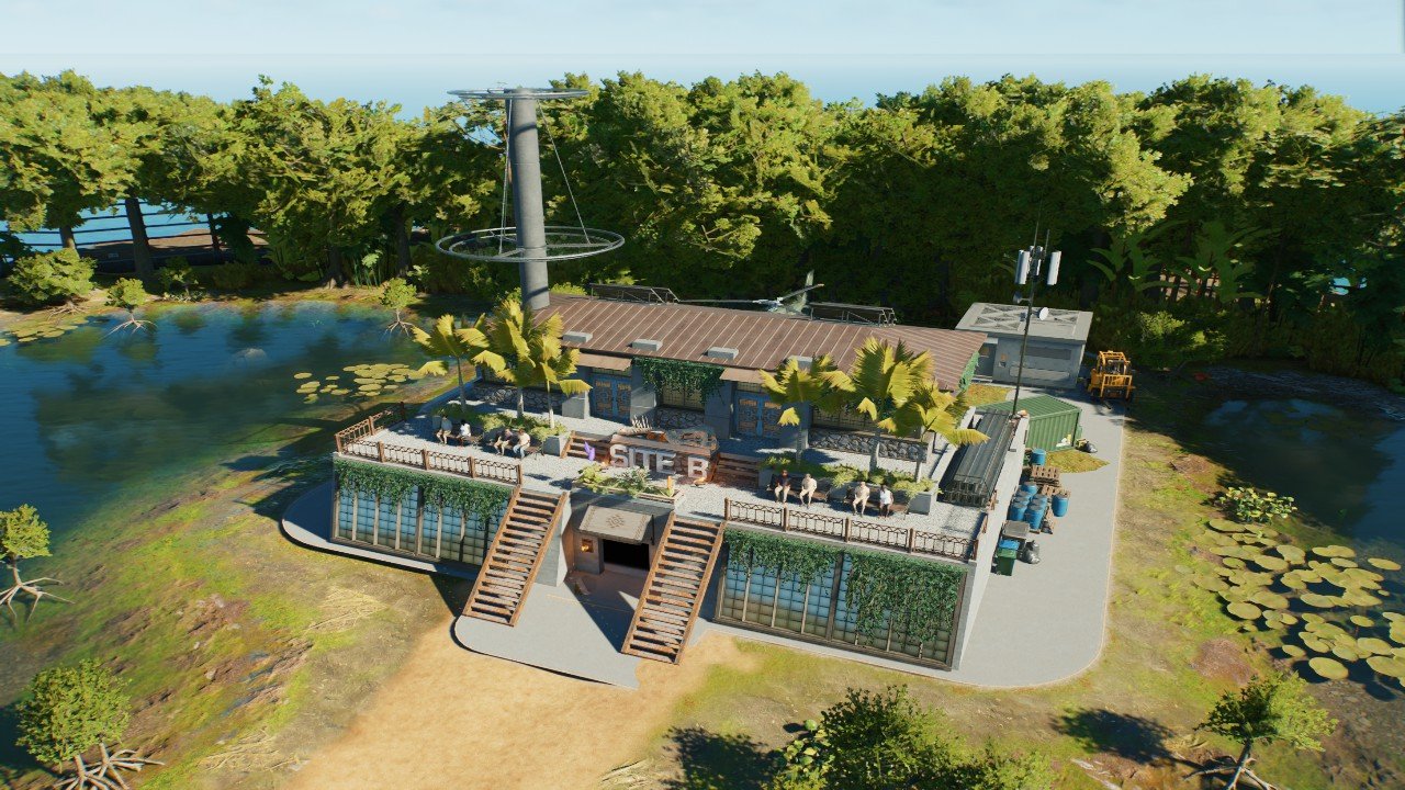 Site B Arrival Gate - Jurassic World Evolution 3 creation - Frontier ...