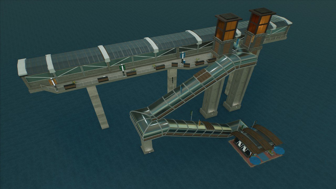 Jurassic World Monorail Station