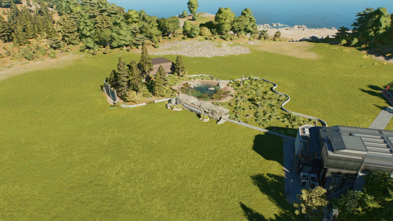 Small enclosure - Jurassic World Evolution 3 creation - Frontier Workshop