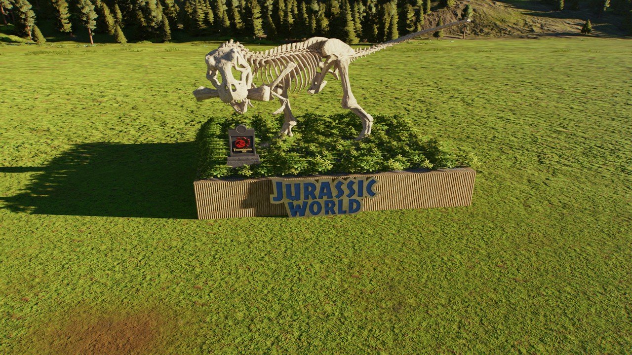 Trex entrance - Workshop - Jurassic World Evolution 3
