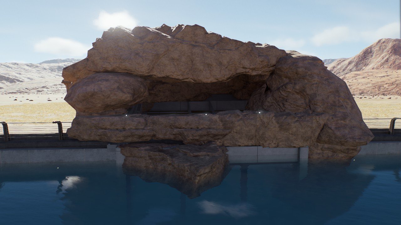Natrual rock lagoon viewing gallery - Workshop - Jurassic World Evolution 3