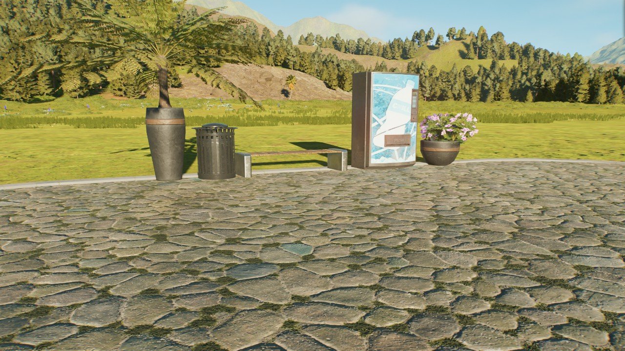 Bench with decoration - Workshop - Jurassic World Evolution 3