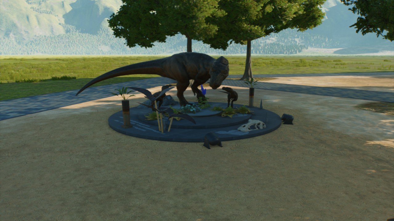 trex statue - Workshop - Jurassic World Evolution 3