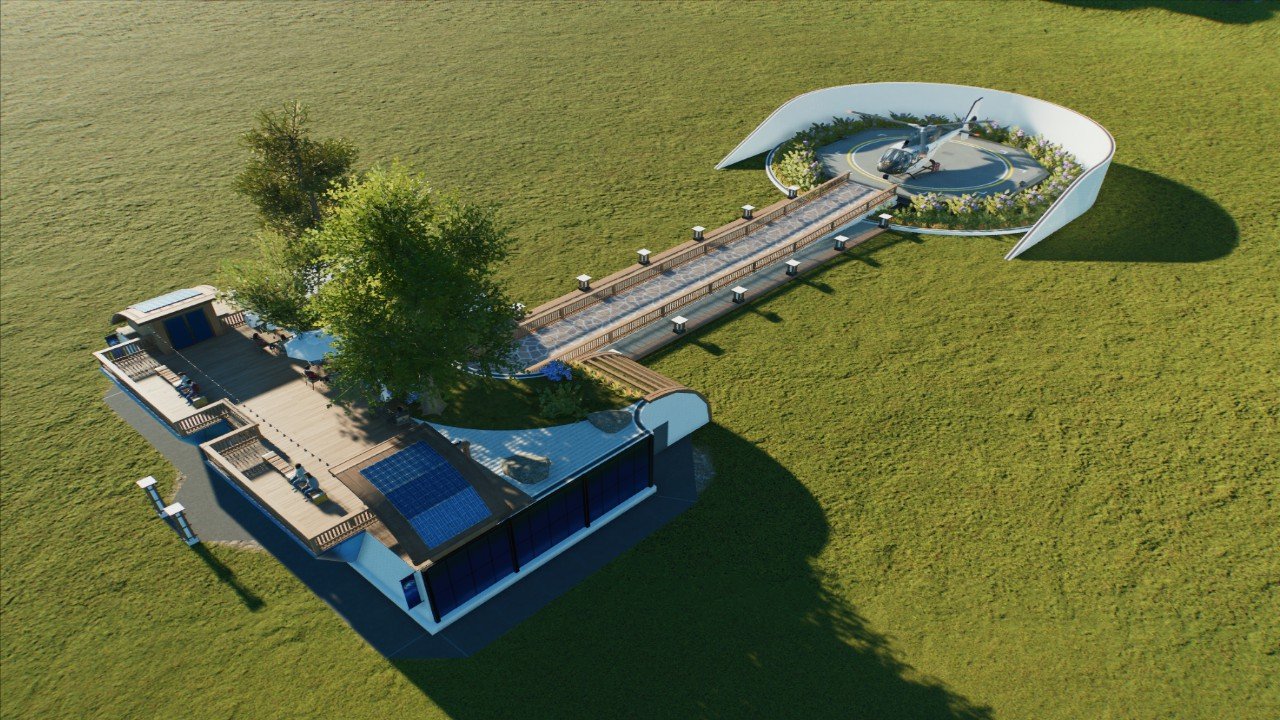 solar**** modern arrival point