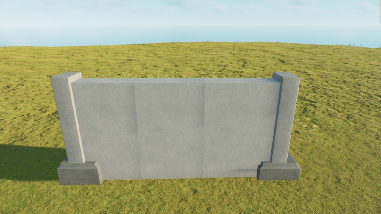 Small Concrete Fenece - Workshop - Jurassic World Evolution 3