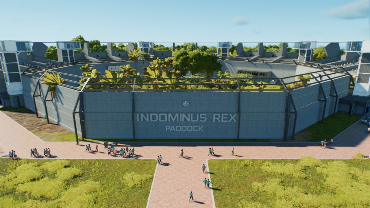 INDOMINUS REX PADDOCK fully completed and operational