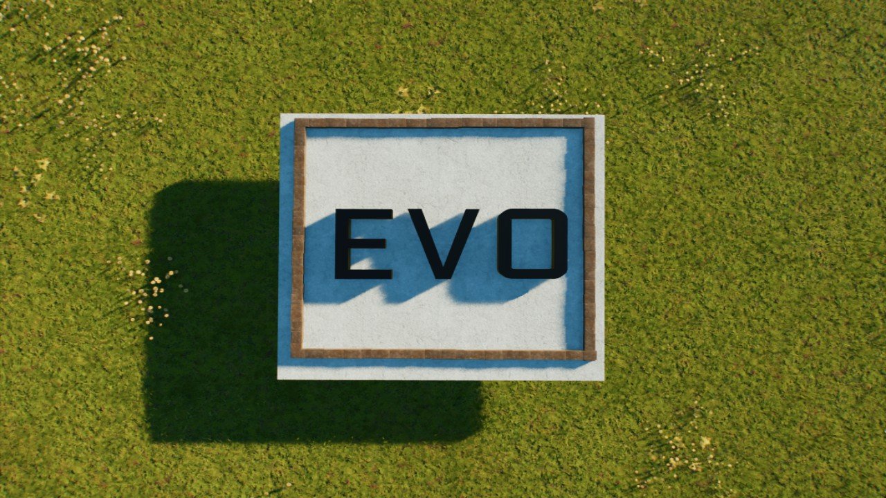 First EVO sign - Workshop - Jurassic World Evolution 3