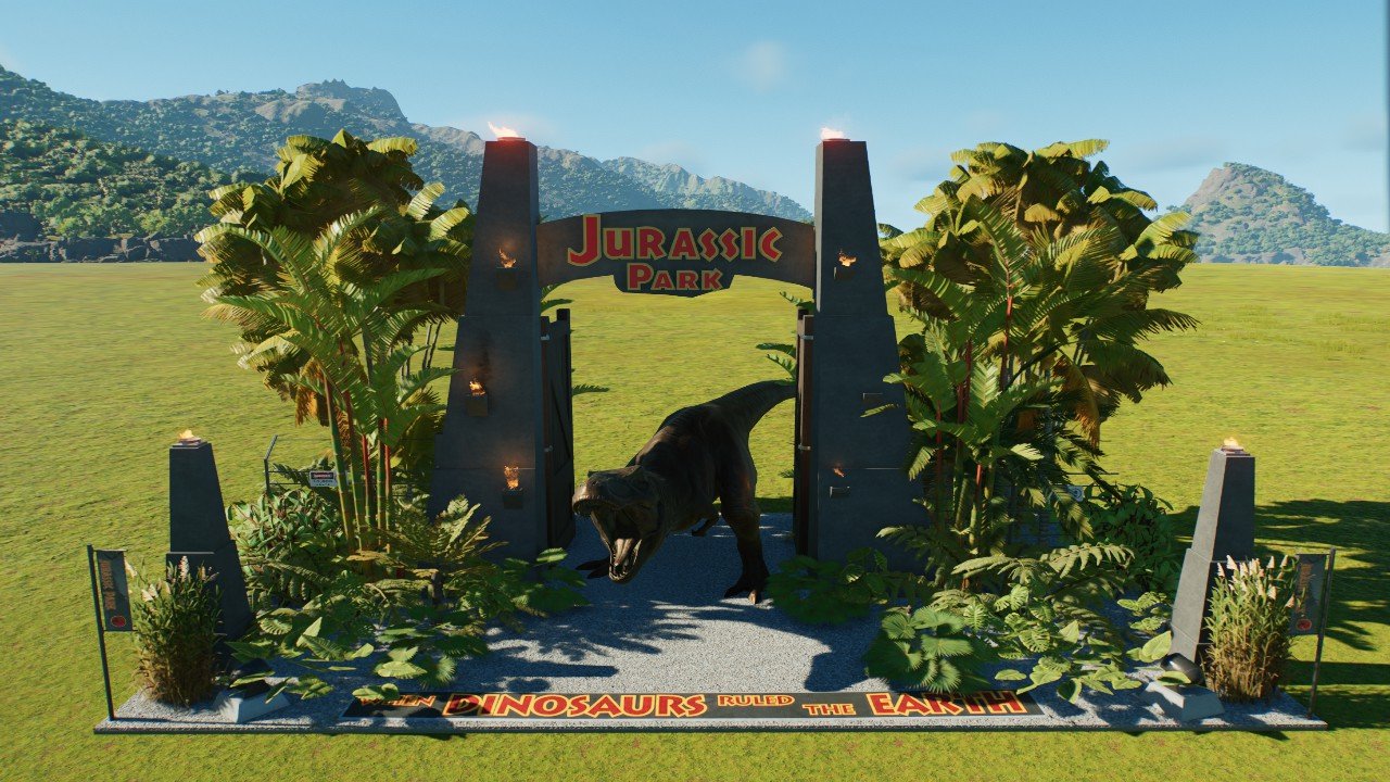 Rex statue - Workshop - Jurassic World Evolution 3