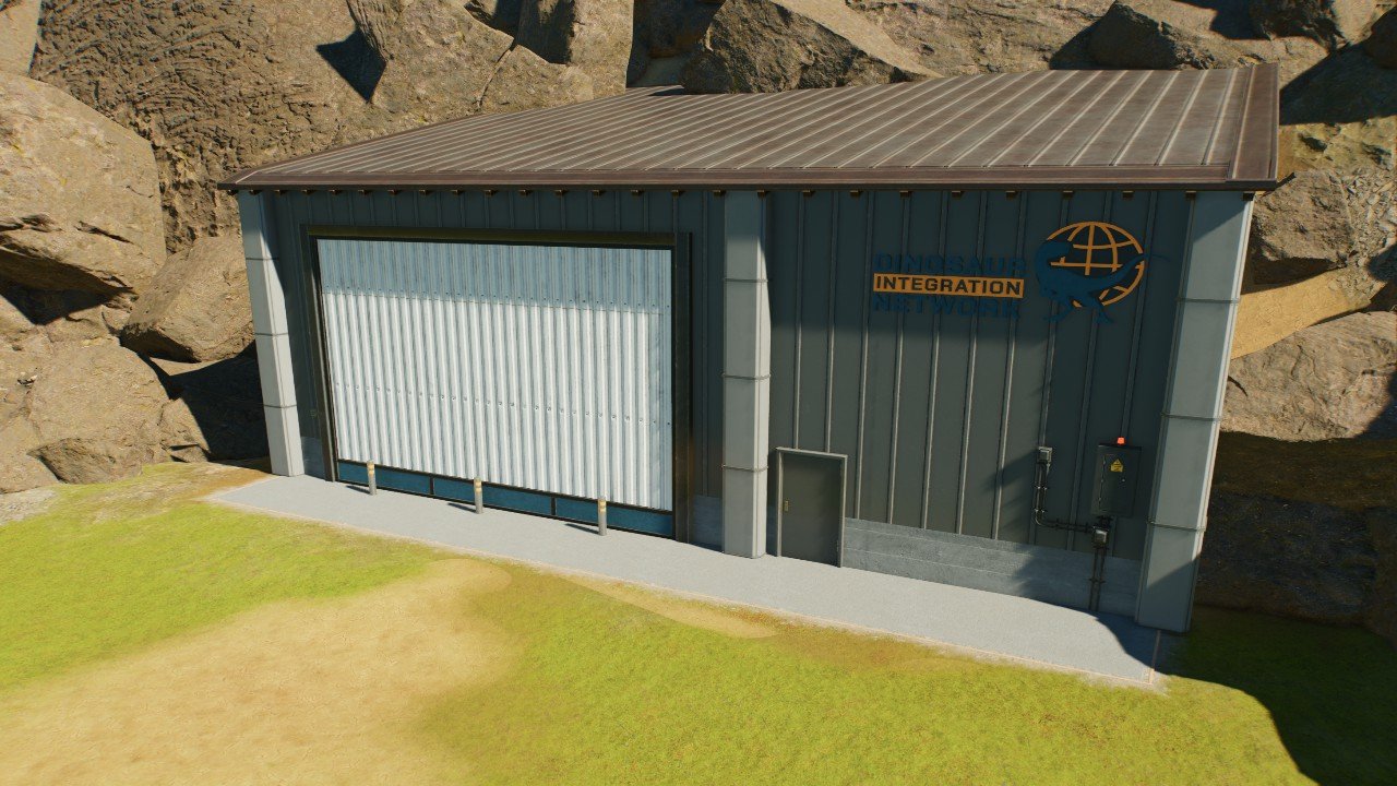 Medium Off-Enclosure Building - Workshop - Jurassic World Evolution 3
