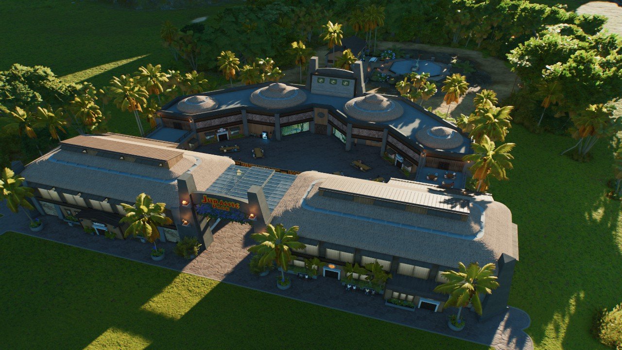 JP Grand Entrance Plaza - Workshop - Jurassic World Evolution 3