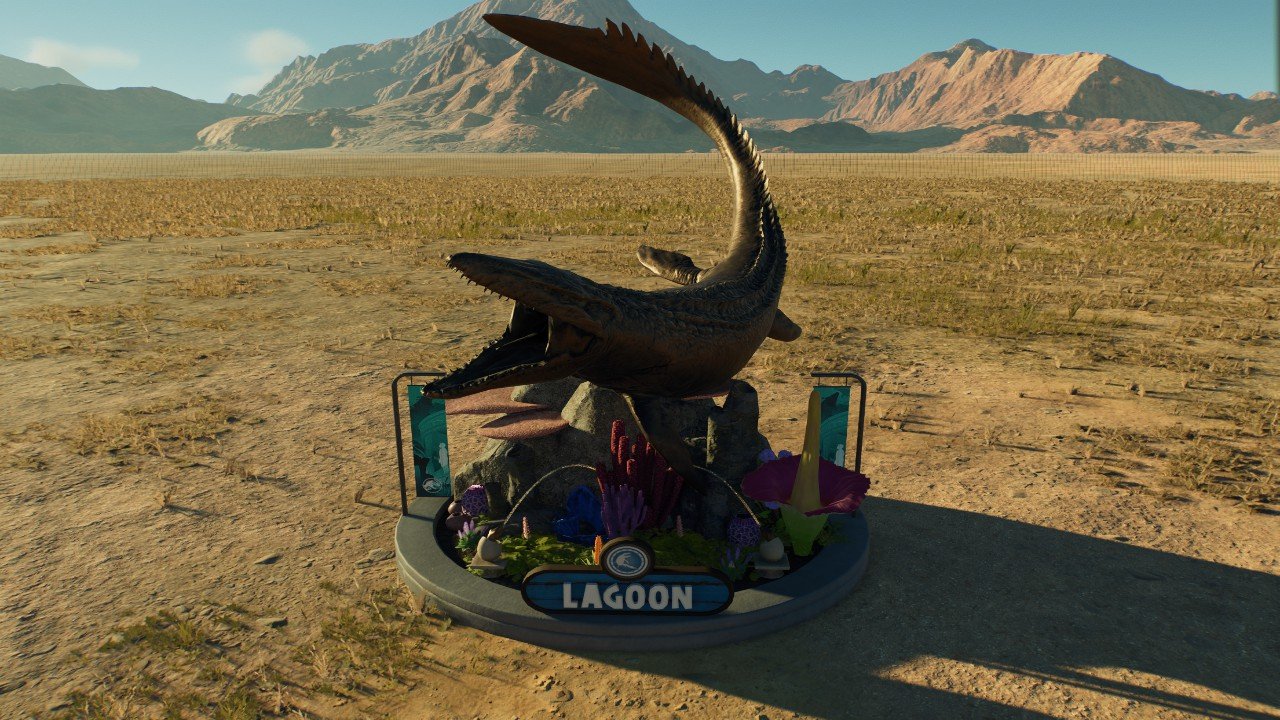 Lagoon Enterance Statue