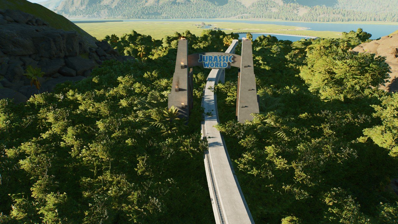 Jurassic World Monorail Gate - Workshop - Jurassic World Evolution 3