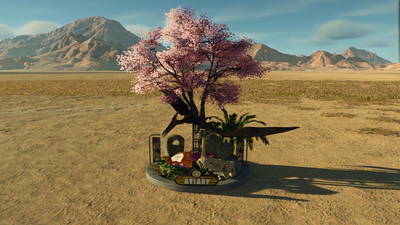 Aviary Enterance Statue