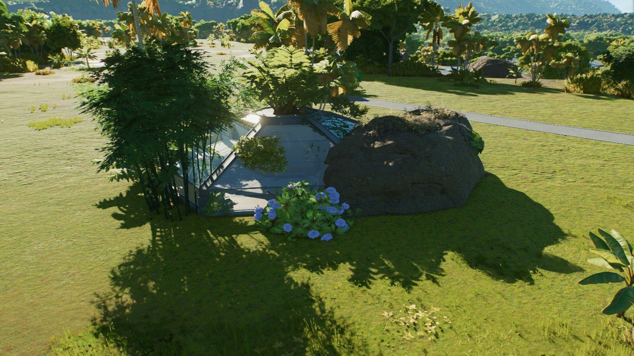 Overgrown dome viewing gallery - Workshop - Jurassic World Evolution 3