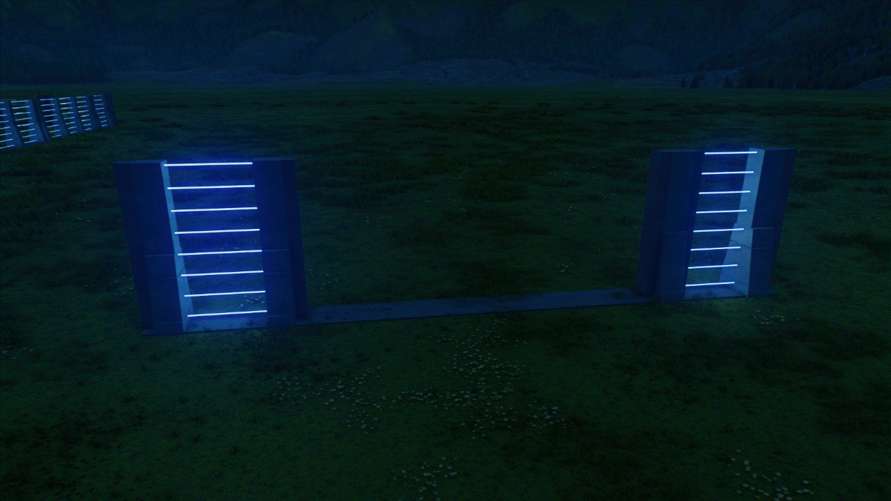 Laser Fence Viewing Gallery Slot