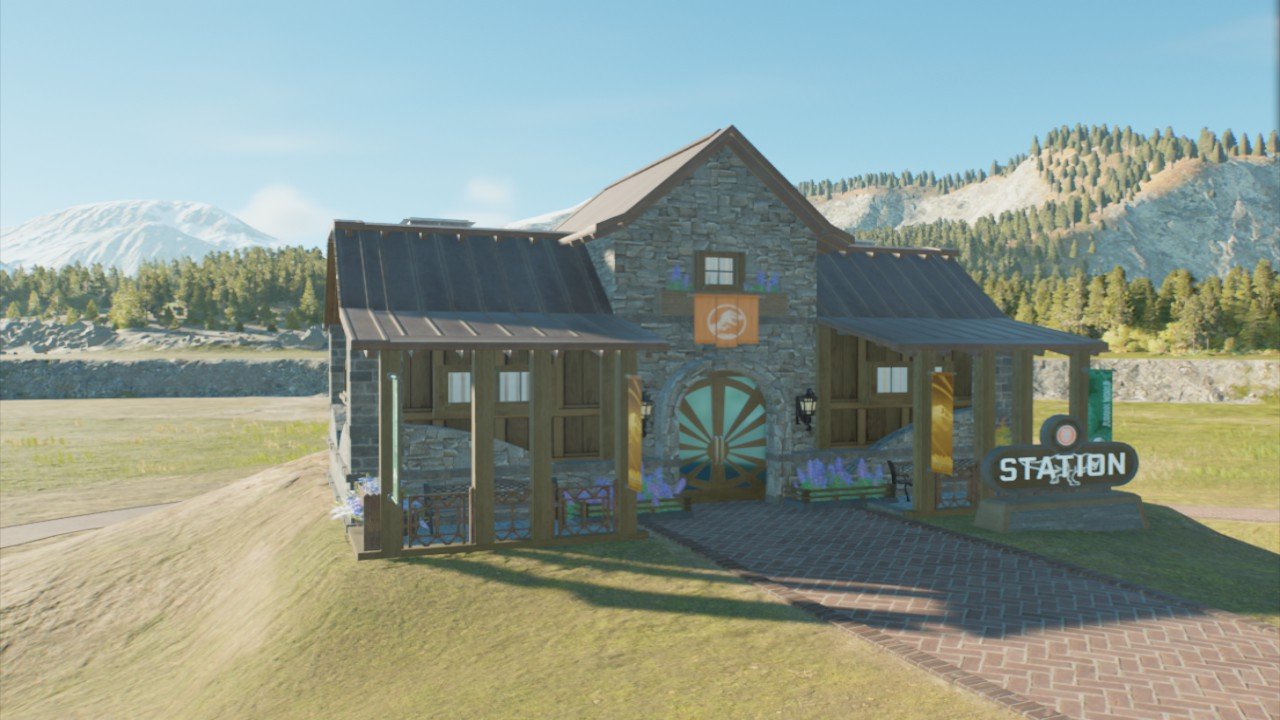 The Rustic Loop Rustic Hyper Loop Station - Workshop - Jurassic World Evolution 3