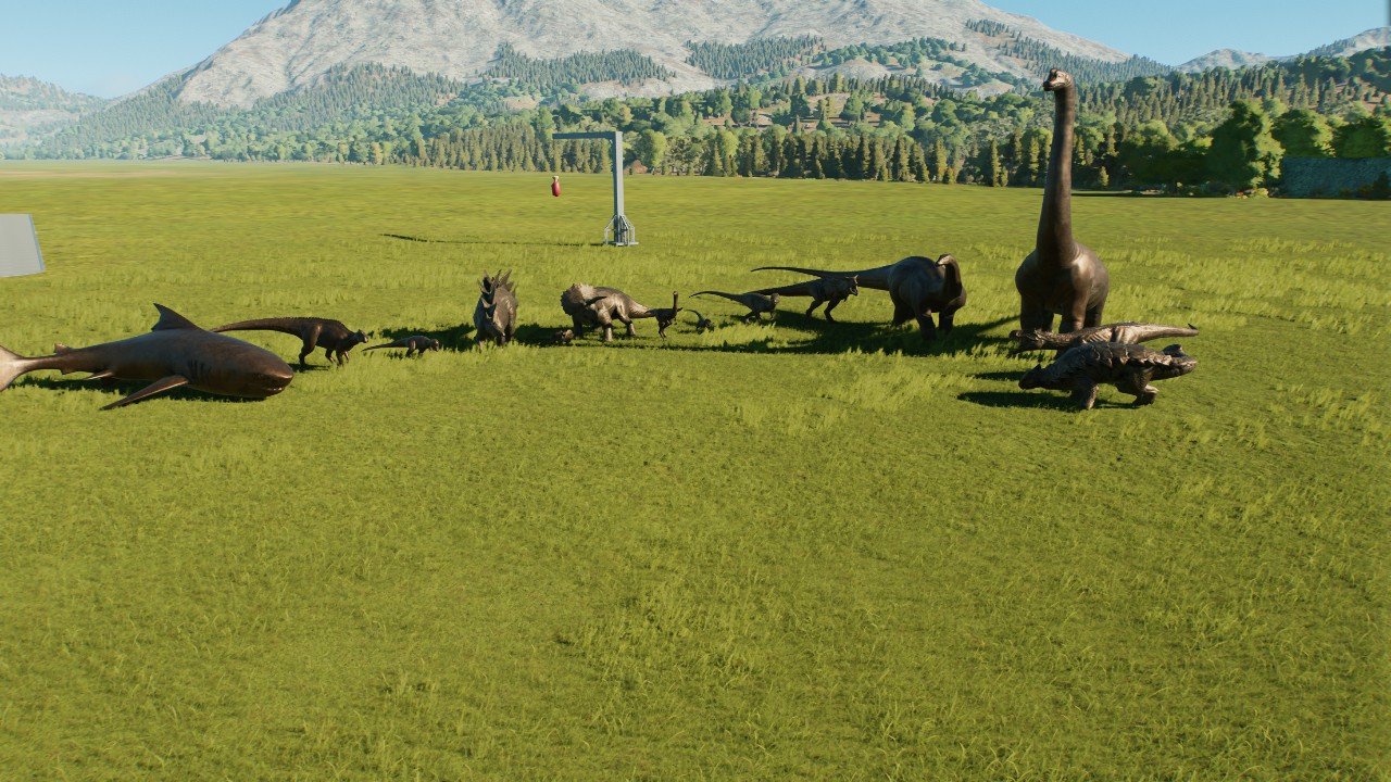 Nearly every Statue - Workshop - Jurassic World Evolution 3