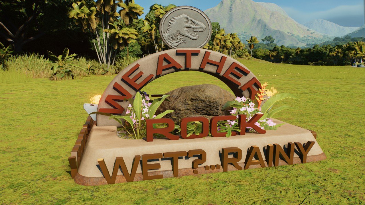 Weather Rock Decoration