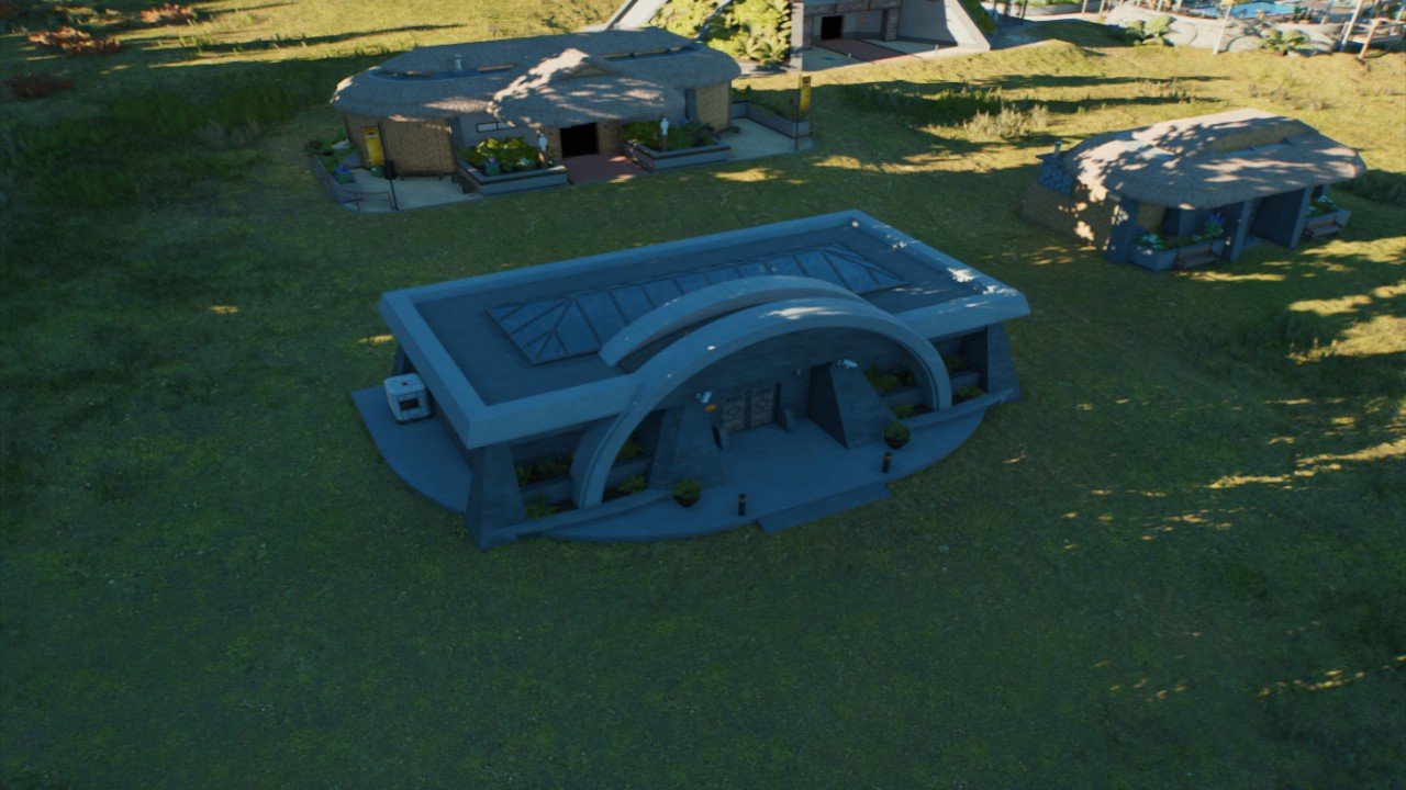 Minimal Jurrasic Emergency Shelter - Workshop - Jurassic World Evolution 3