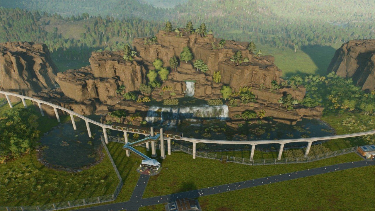 Waterfall Rock Formation - Workshop - Jurassic World Evolution 3