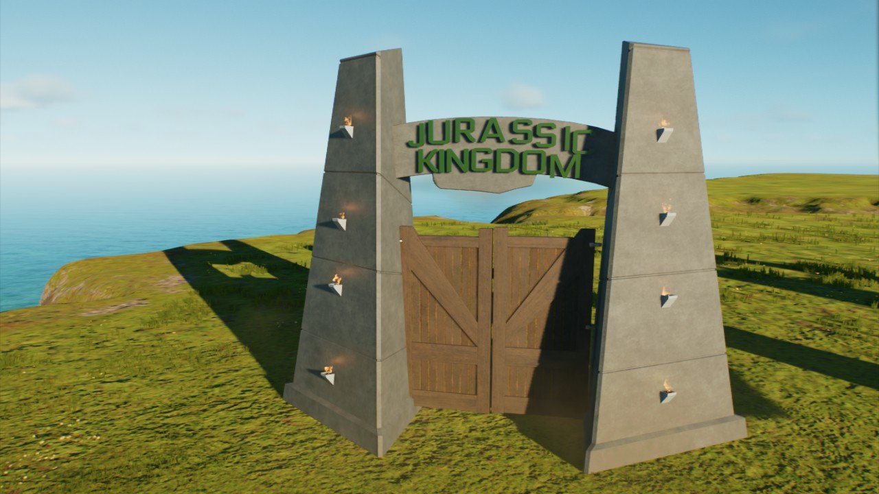 Jurassic kingdom gate - Workshop - Jurassic World Evolution 3