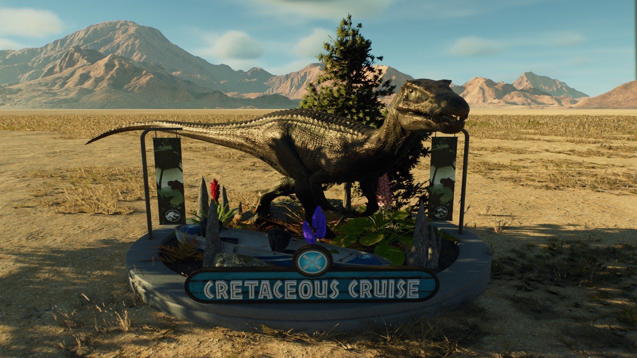 Cretaceous Cruise Entrance Statue
