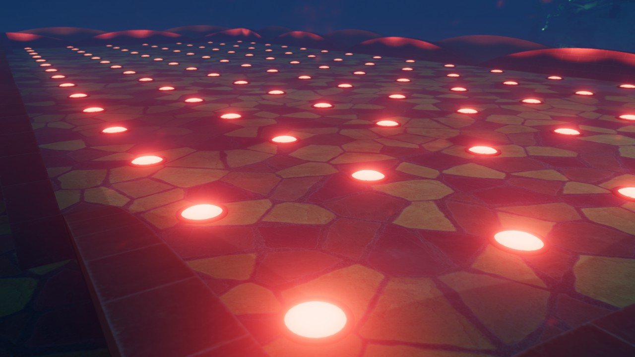 Atlantean Lighting Platform - Jurassic Park Red