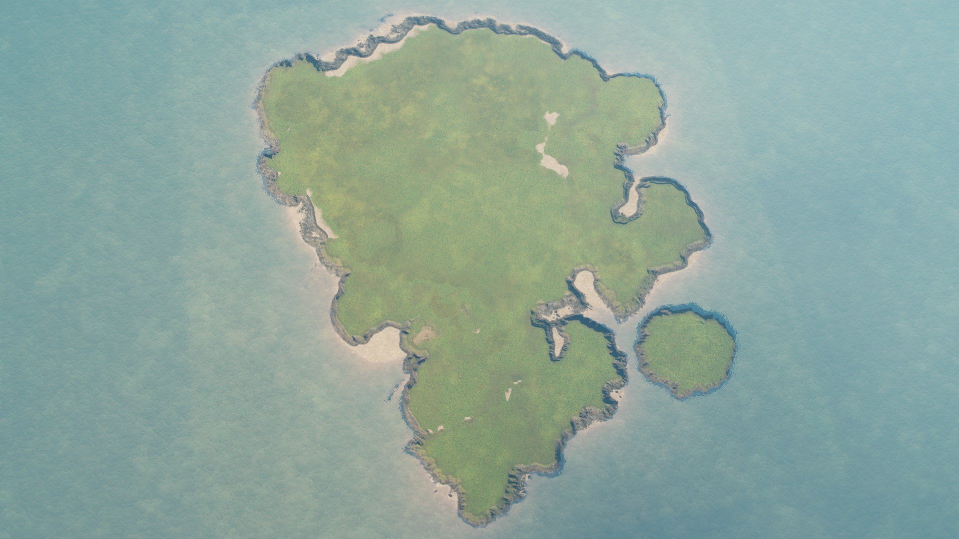 Flat Isla Nublar 2015 Island