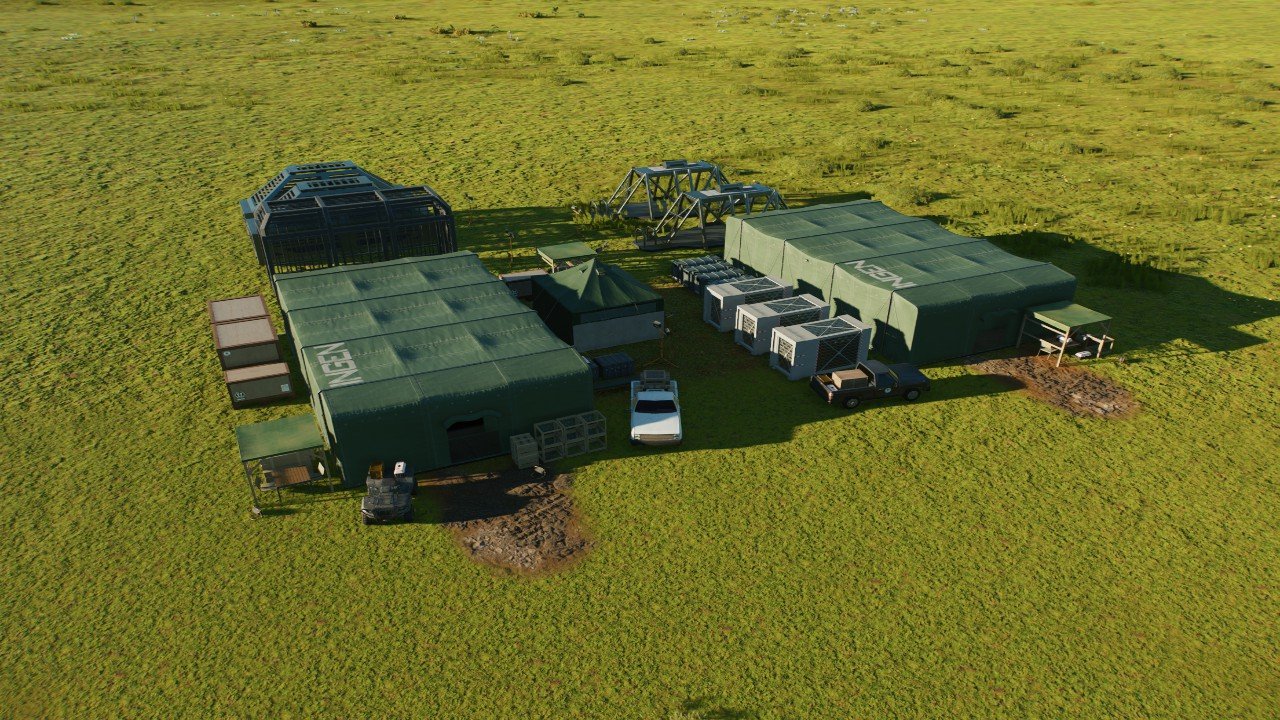 InGen Camp Marketplace Facility (Lost World)