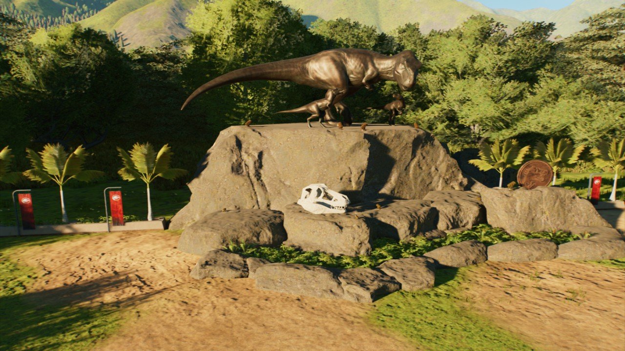 Trex tribute statue - Workshop - Jurassic World Evolution 3