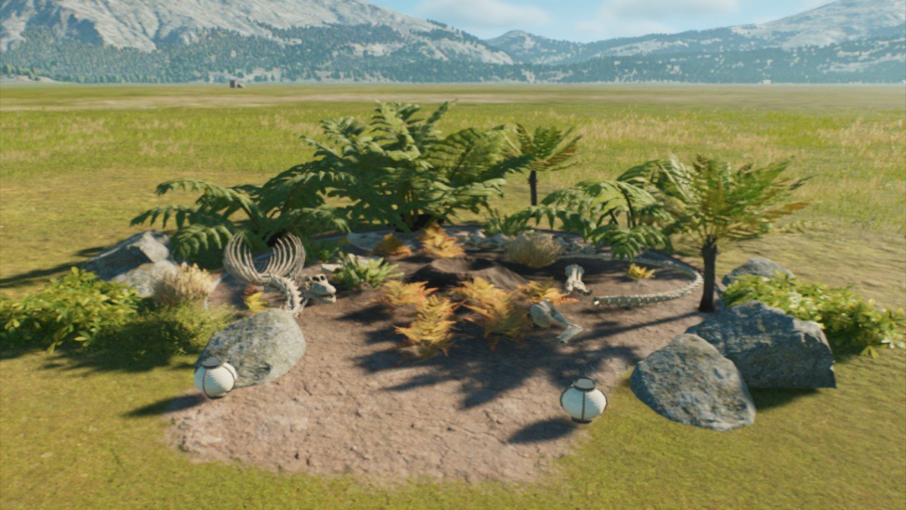 large nest with bones and stuff - Workshop - Jurassic World Evolution 3