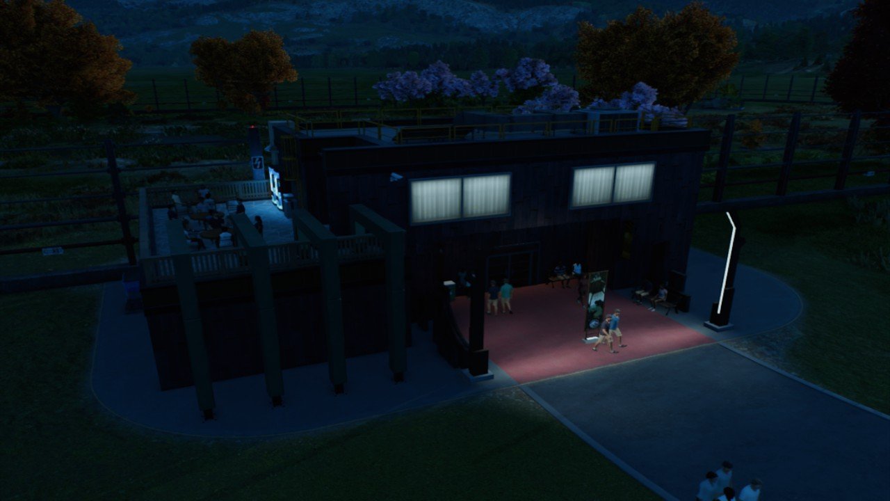 Stylized Viewing Area - Workshop - Jurassic World Evolution 3