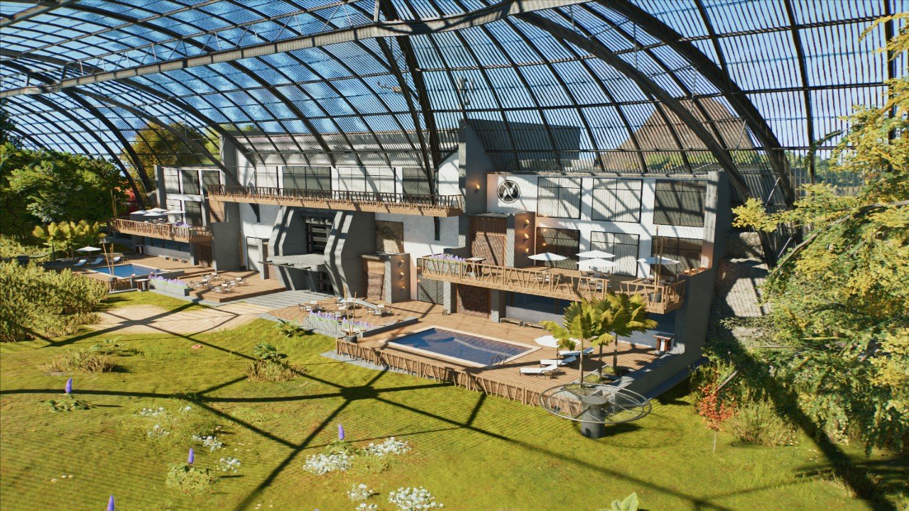 Double Aviary & Hatchery Pavilion