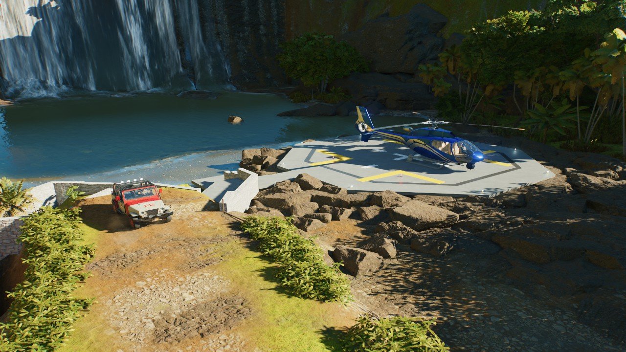 Jurassic Park 1993 Heli Pad - Workshop - Jurassic World Evolution 3