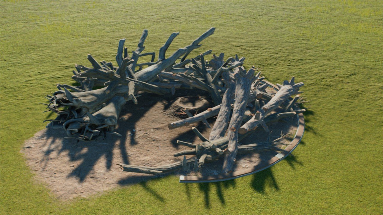 Driftwood Large Nest - Workshop - Jurassic World Evolution 3