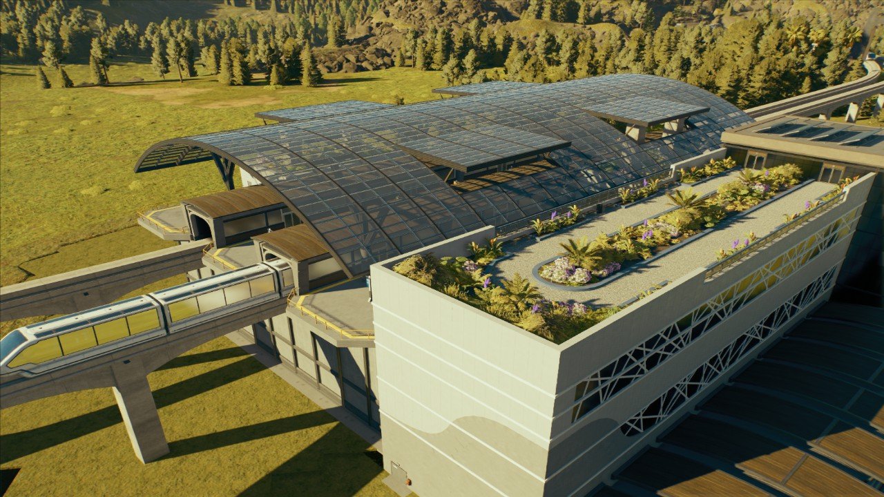 Monorail Station Roof - Workshop - Jurassic World Evolution 3