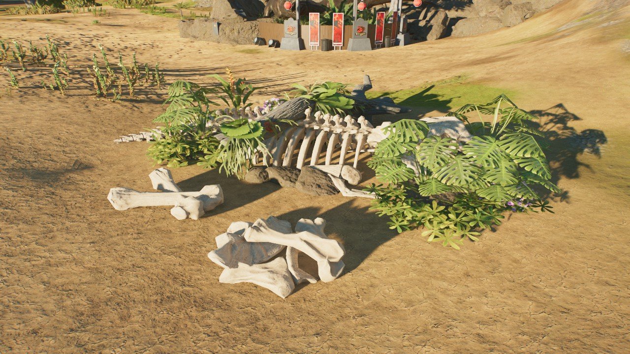 Small Nest inside Rex bones - Workshop - Jurassic World Evolution 3