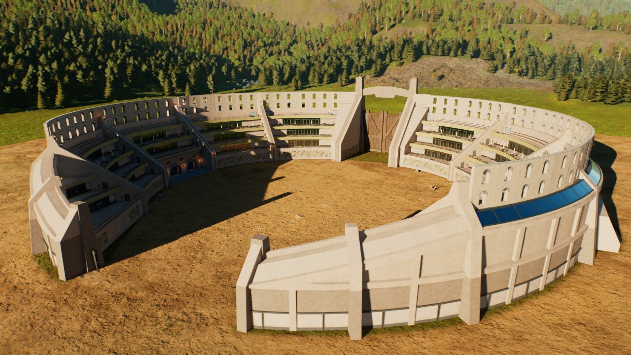 Colosseum arena - Workshop - Jurassic World Evolution 3