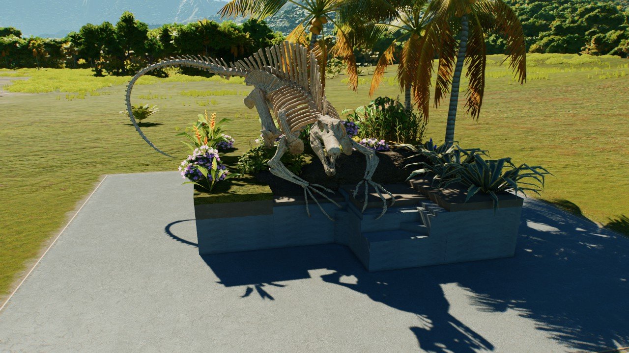 Spinosaurus statue - Workshop - Jurassic World Evolution 3