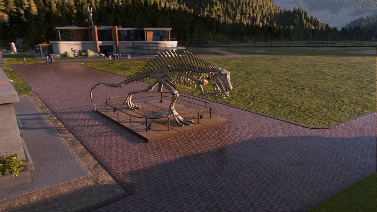 Spinosaurus Statue - Workshop - Jurassic World Evolution 3
